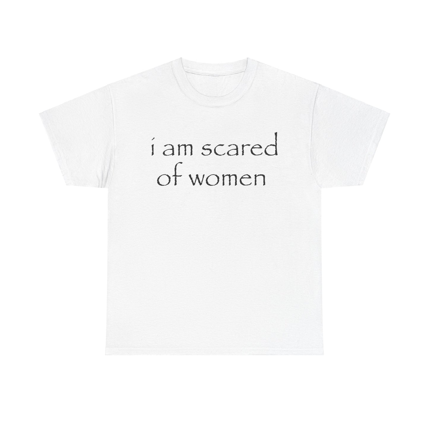 "scared" tee
