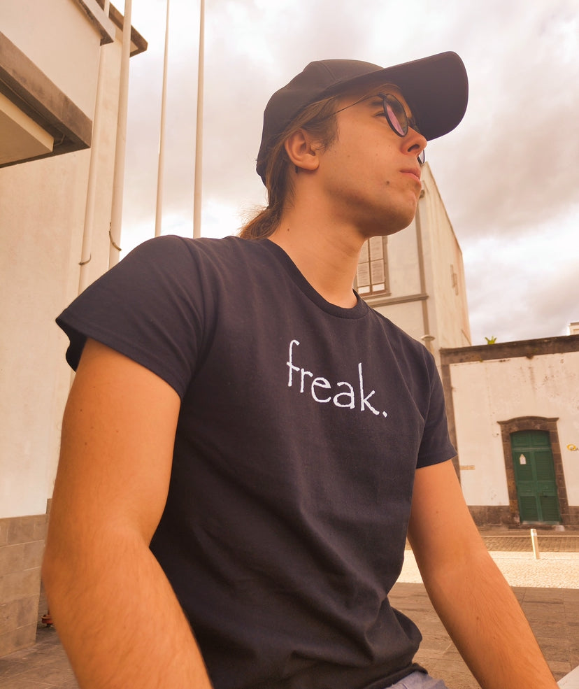@vsamorim23 wearing the “freak.” tee